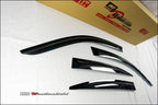 Installed View - Mazda 3 BK Sedan (2004-2009): Premium Window Visors