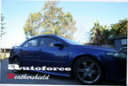 Installed View - Mazda 3 BK Sedan (2004-2009): Premium Window Visors