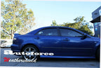 Installed View - Mazda 3 BK Sedan (2004-2009): Premium Window Visors