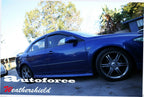Installed View - Mazda 3 BK Sedan (2004-2009): Premium Window Visors