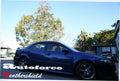 Installed View - Mazda 3 BK Sedan (2004-2009): Premium Window Visors