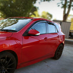 Installed View - Mazda 3 BL Hatch (2009-2013): Premium Window Visors