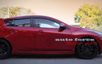 Installed View - Mazda 3 BL Hatch (2009-2013): Premium Window Visors
