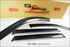 Installed View - Mazda 3 BL Hatch (2009-2013): Premium Window Visors