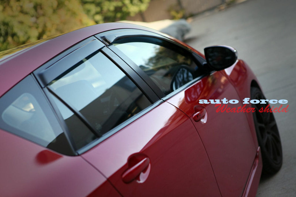 Installed View - Mazda 3 BL Hatch (2009-2013): Premium Window Visors