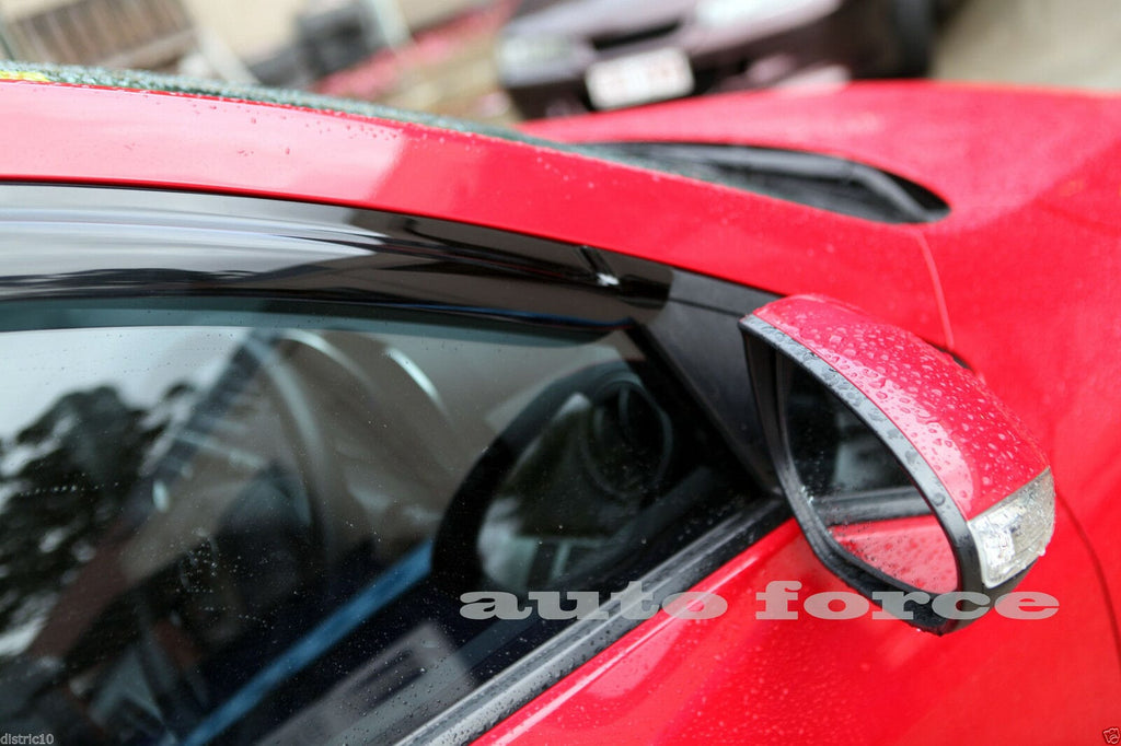 Installed View - Mazda 3 BL Sedan (2009-2013): Premium Window Visors