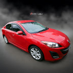 Installed View - Mazda 3 BL Sedan (2009-2013): Premium Window Visors