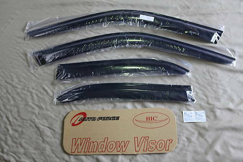 Installed View - Mazda 3 BL Sedan (2009-2013): Premium Window Visors