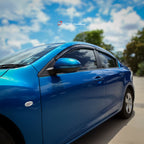 Installed View - Mazda 3 BL Sedan (2009-2013): Premium Window Visors