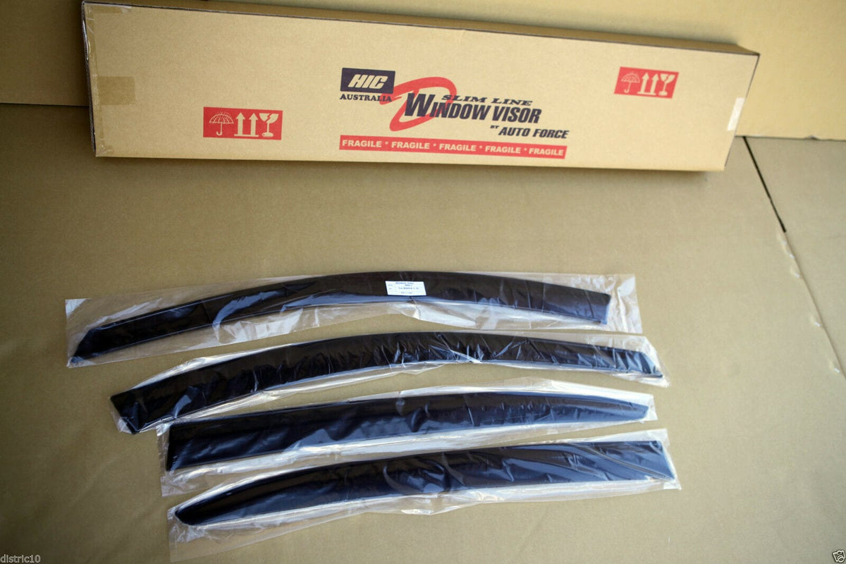 Installed View - Mazda 3 BM Sedan & Hatch (2014-2019): Premium Window Visors