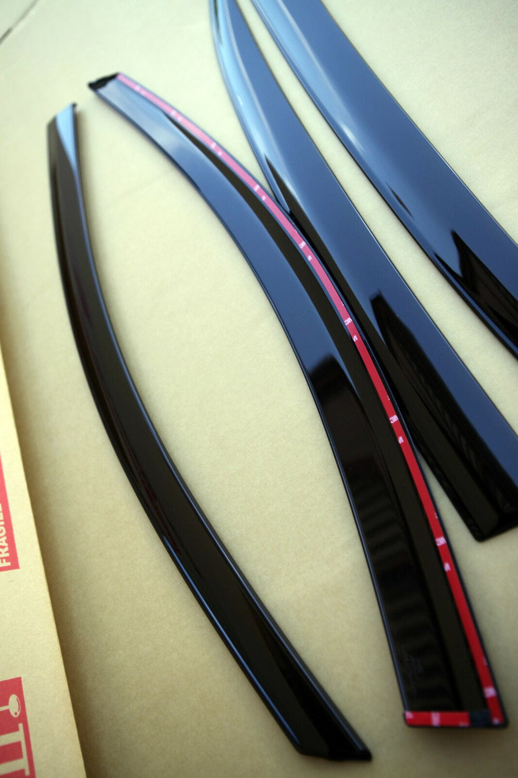 Installed View - Mazda 3 BM Sedan & Hatch (2014-2019): Premium Window Visors