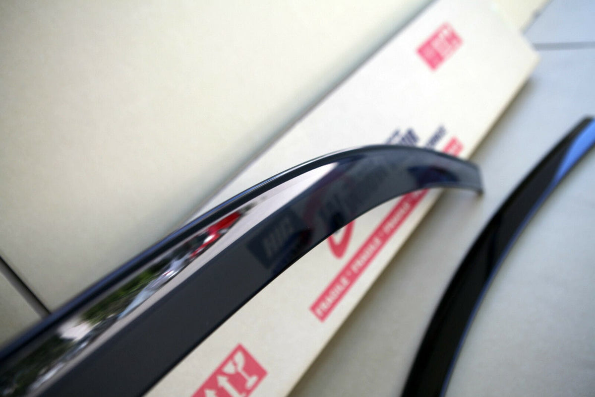 Installed View - Mazda 3 BM Sedan & Hatch (2014-2019): Premium Window Visors