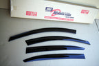 Installed View - Mazda 3 BM Sedan & Hatch (2014-2019): Premium Window Visors