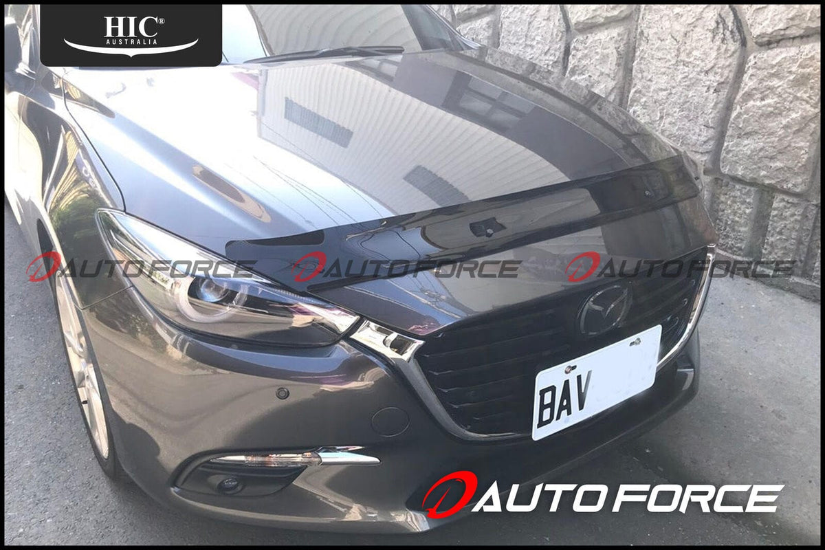 Installed View - Mazda 3 BN (2016-2019): Bonnet Protector Guard