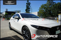 Installed View - Mazda 3 BP Hatch (2019-2021): Premium Window Visors