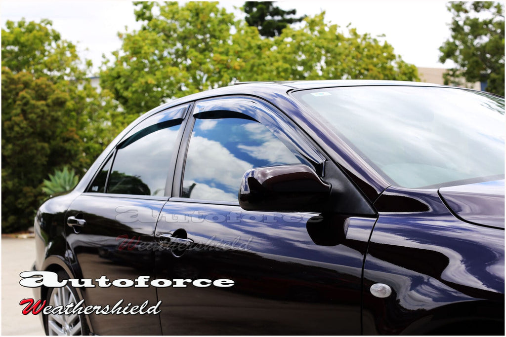 Installed View - Mazda 6 GG/GY Sedan (2002-2007): Premium Window Visors