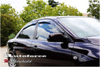 Installed View - Mazda 6 GG/GY Sedan (2002-2007): Premium Window Visors