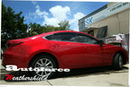 Installed View - Mazda 6 GJ/GL Sedan (2012-2022): Premium Window Visors