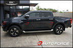 Installed View - Mazda BT-50 TF Series Dual Cab Ute (2020-2025): Premium Window Visors