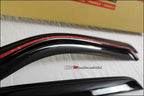 Installed View - Mazda BT-50 UN Dual Cab (2006-2011): Premium Window Visors