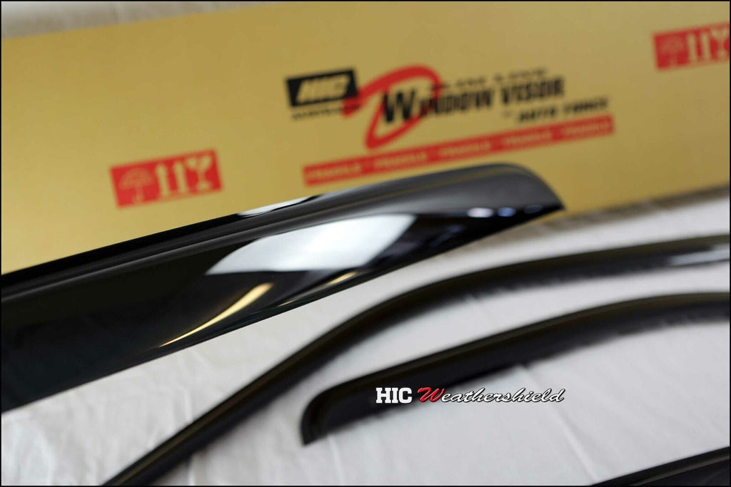 Installed View - Mazda BT-50 UN Dual Cab (2006-2011): Premium Window Visors