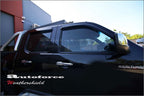 Installed View - Mazda BT-50 UN Dual Cab (2006-2011): Premium Window Visors