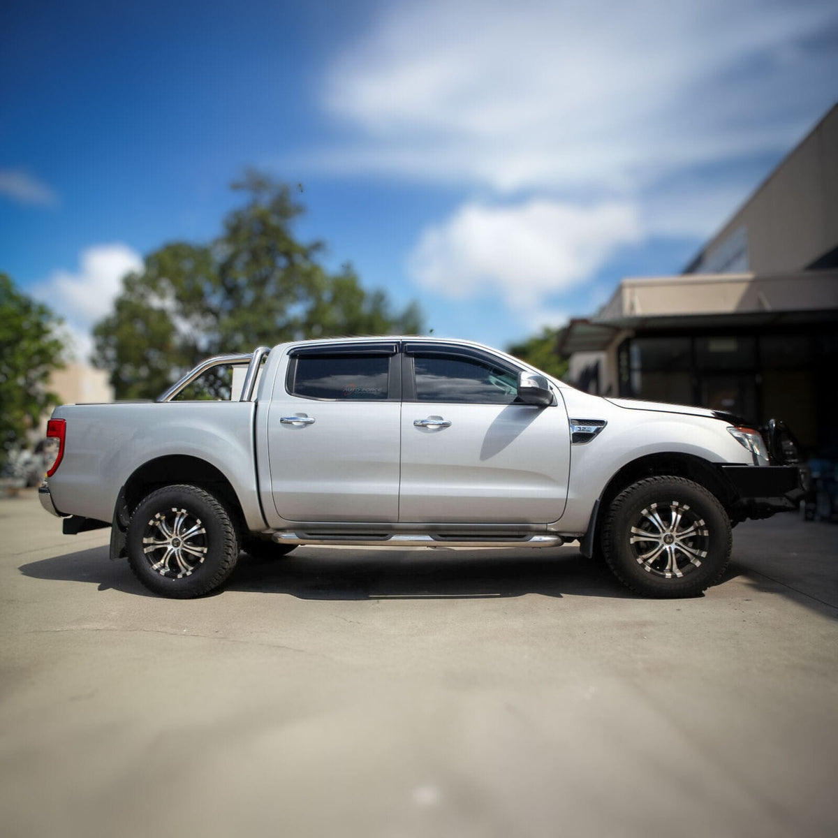 Installed View - Mazda BT50 (2011-2019): Premium Window Visors