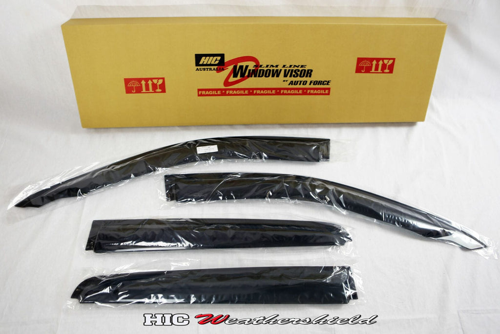 Installed View - Mazda BT50 (2011-2019): Premium Window Visors