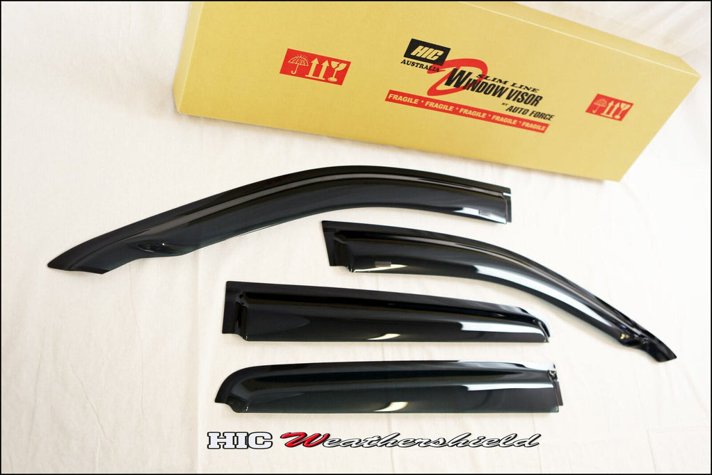 Installed View - Mazda BT50 (2011-2019): Premium Window Visors