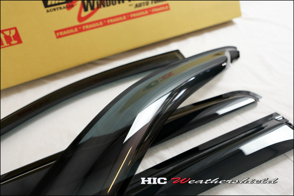 Installed View - Mazda BT50 (2011-2019): Premium Window Visors