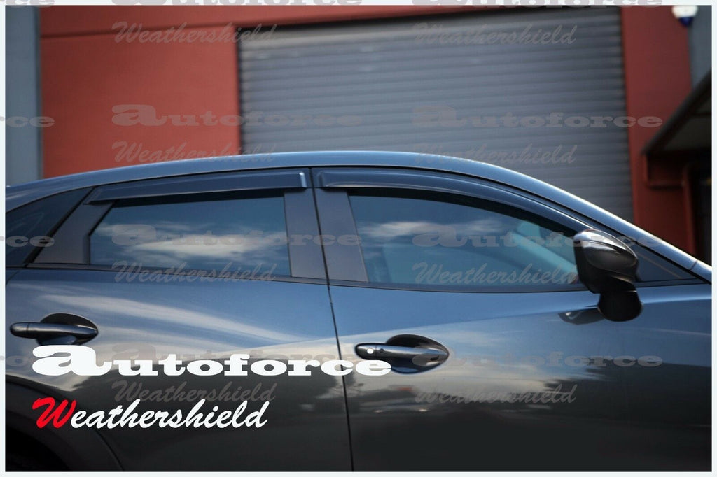 Installed View - Mazda CX-3 DK (2015-2021): Premium Window Visors