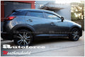 Installed View - Mazda CX-3 DK (2015-2021): Premium Window Visors