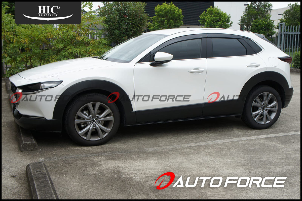 Installed View - Mazda CX-30 DM (2019-2022): Premium Window Visors
