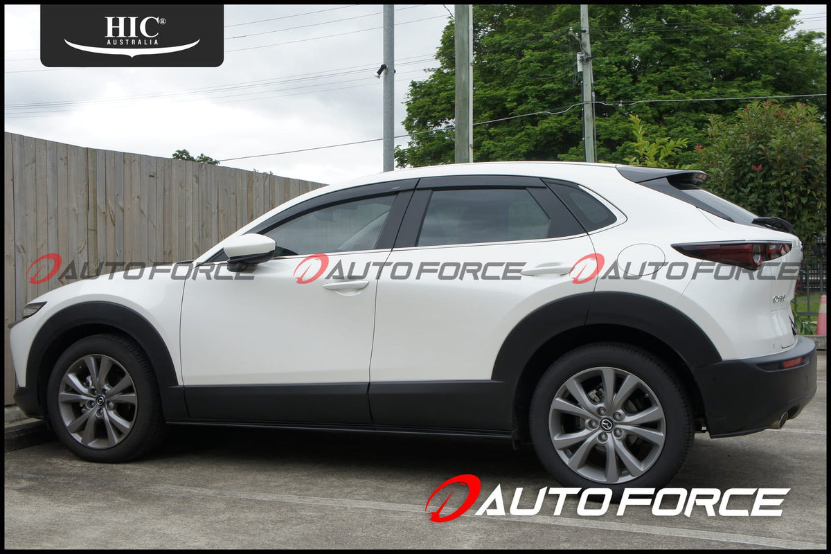 Installed View - Mazda CX-30 DM (2019-2022): Premium Window Visors