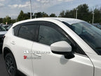 Installed View - Mazda CX-5 KF (2017-2022): Premium Window Visors