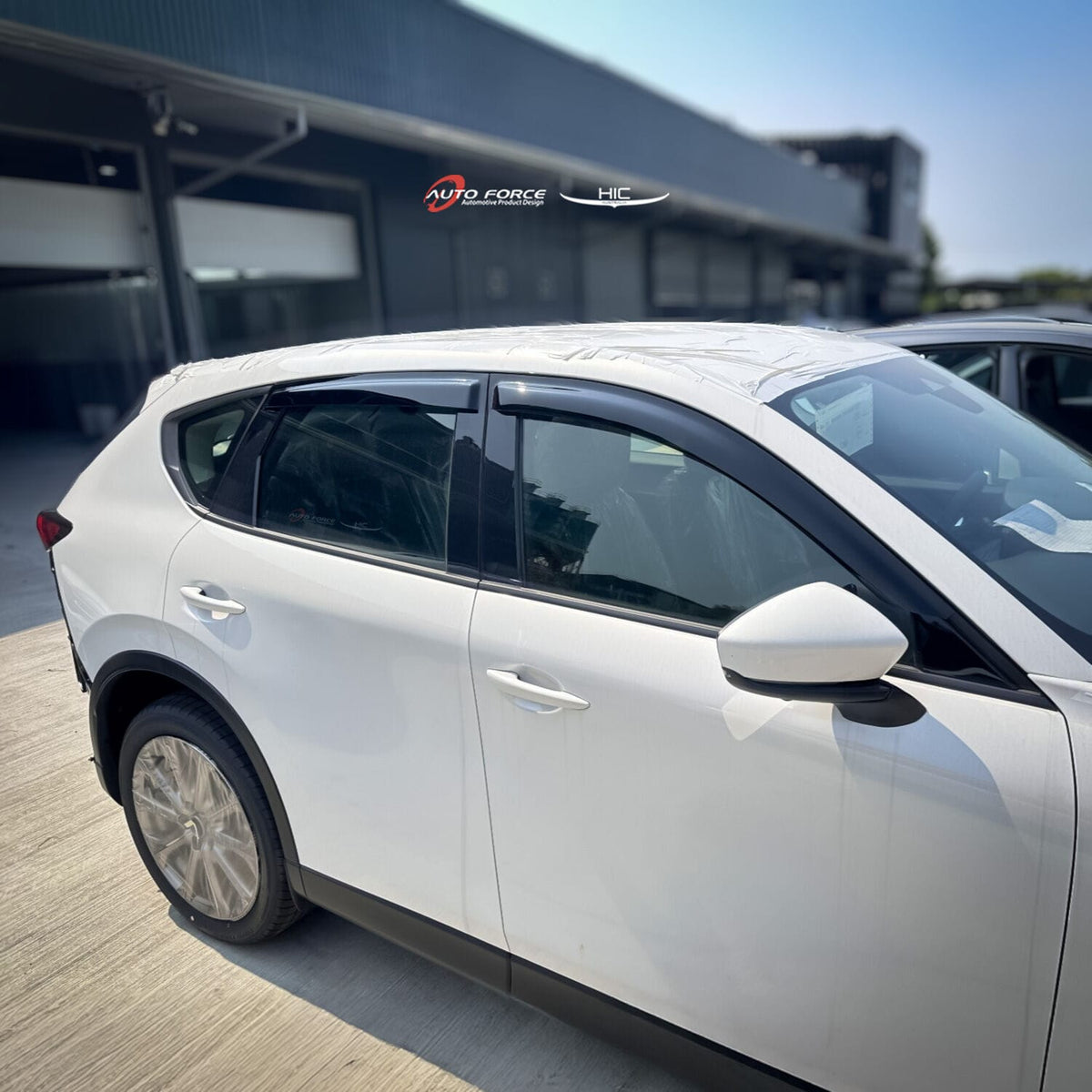 Installed View - Mazda CX-60 KH (2023-On): Premium Window Visors