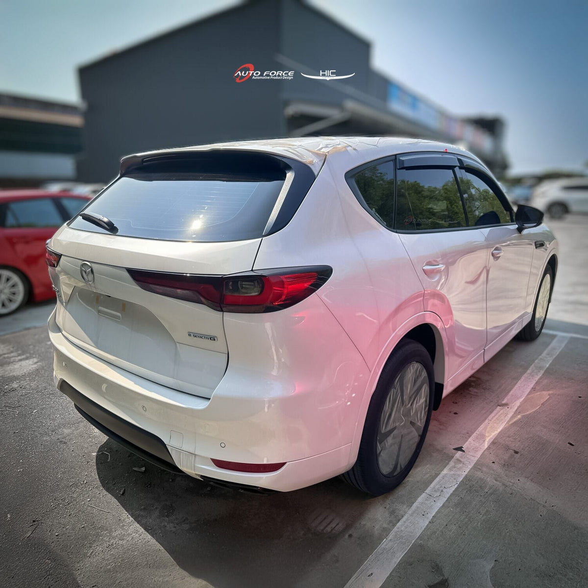 Installed View - Mazda CX-60 KH (2023-On): Premium Window Visors