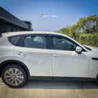 Installed View - Mazda CX-60 KH (2023-On): Premium Window Visors