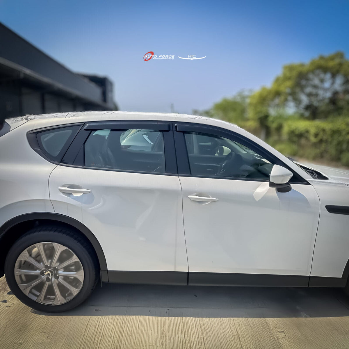 Installed View - Mazda CX-60 KH (2023-On): Premium Window Visors