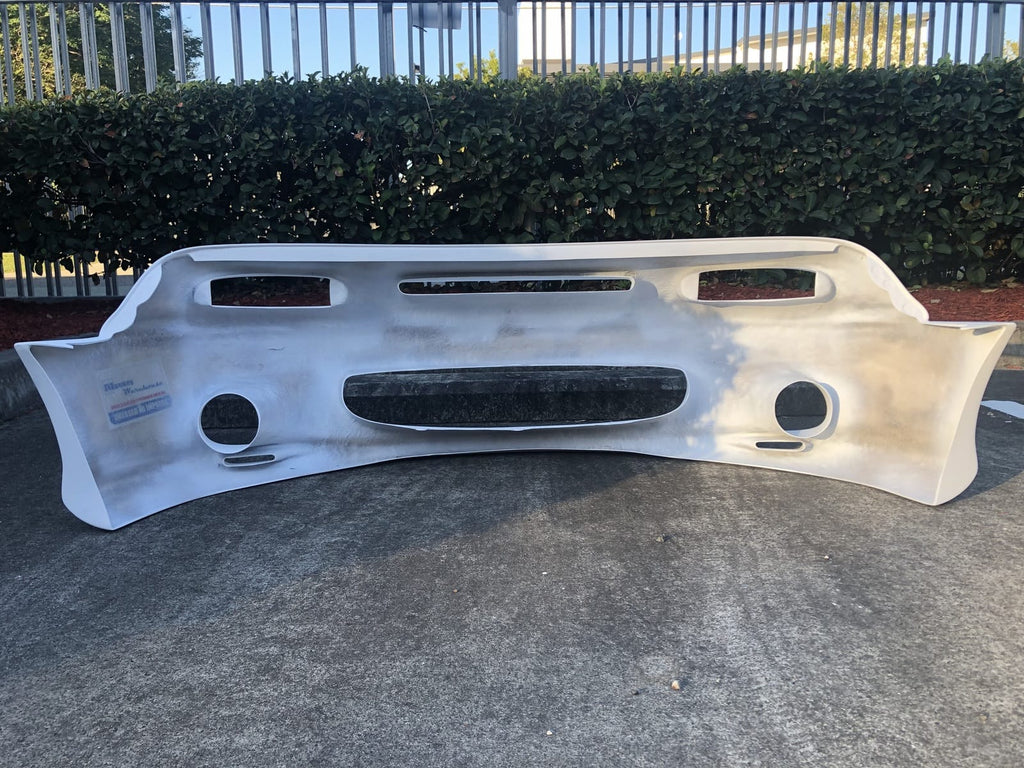 Installed View - Mazda MX5 NA: Brand New Style Front Bumper