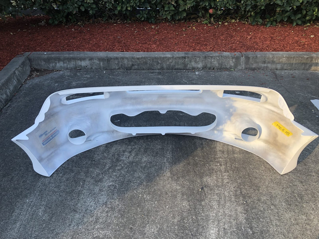 Installed View - Mazda MX5 NA: Brand New Style Front Bumper