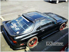 Installed View - Mazda RX7 FC: JDM Style Rear Roof Drift Wing Spoiler