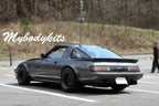Installed View - Mazda RX7 FC Series 1/2/3: 4-Piece Wheel Flare Set