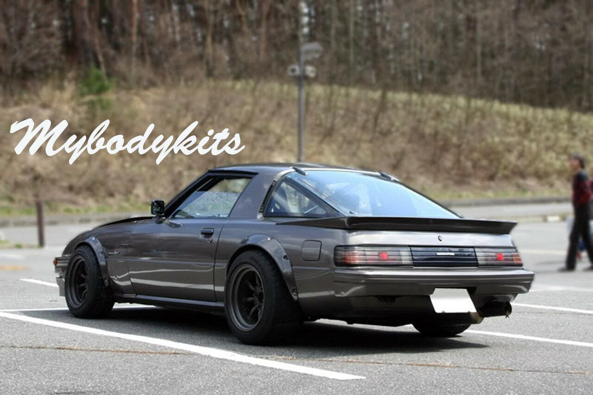 Installed View - Mazda RX7 FC Series 1/2/3: 4-Piece Wheel Flare Set
