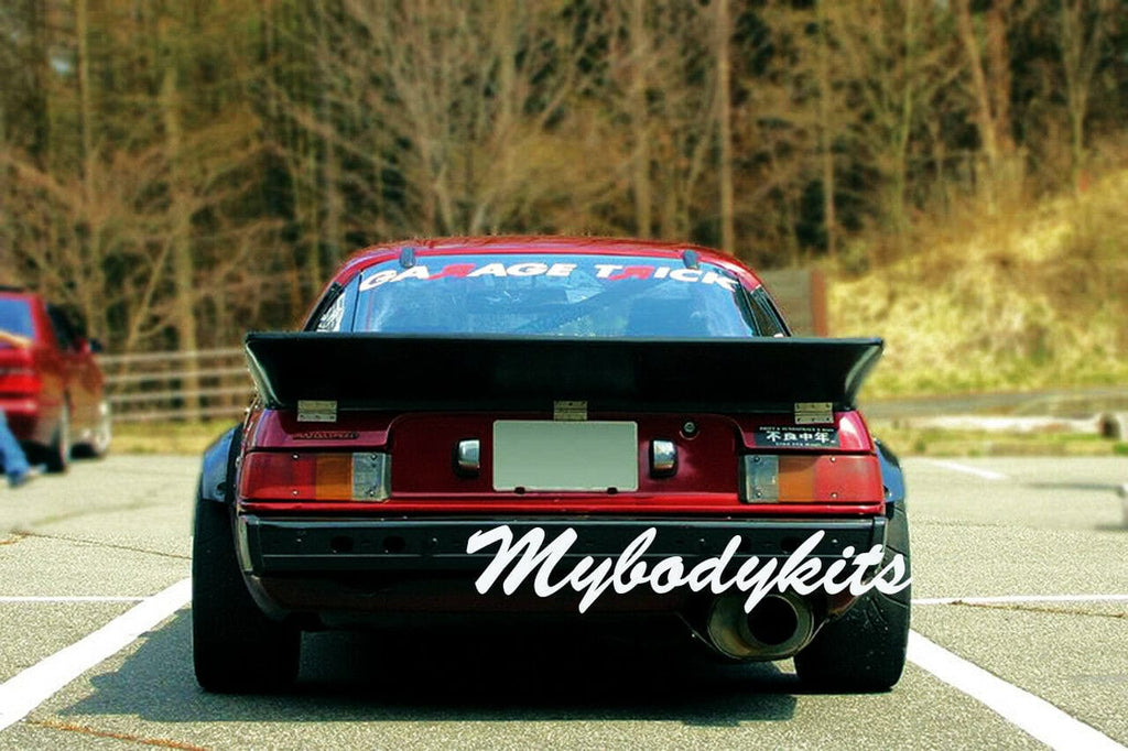 Installed View - Mazda RX7 FC Series 1/2/3: 4-Piece Wheel Flare Set