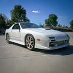 Installed View - Mazda RX7 FC: Vanquish Style Front Bumper