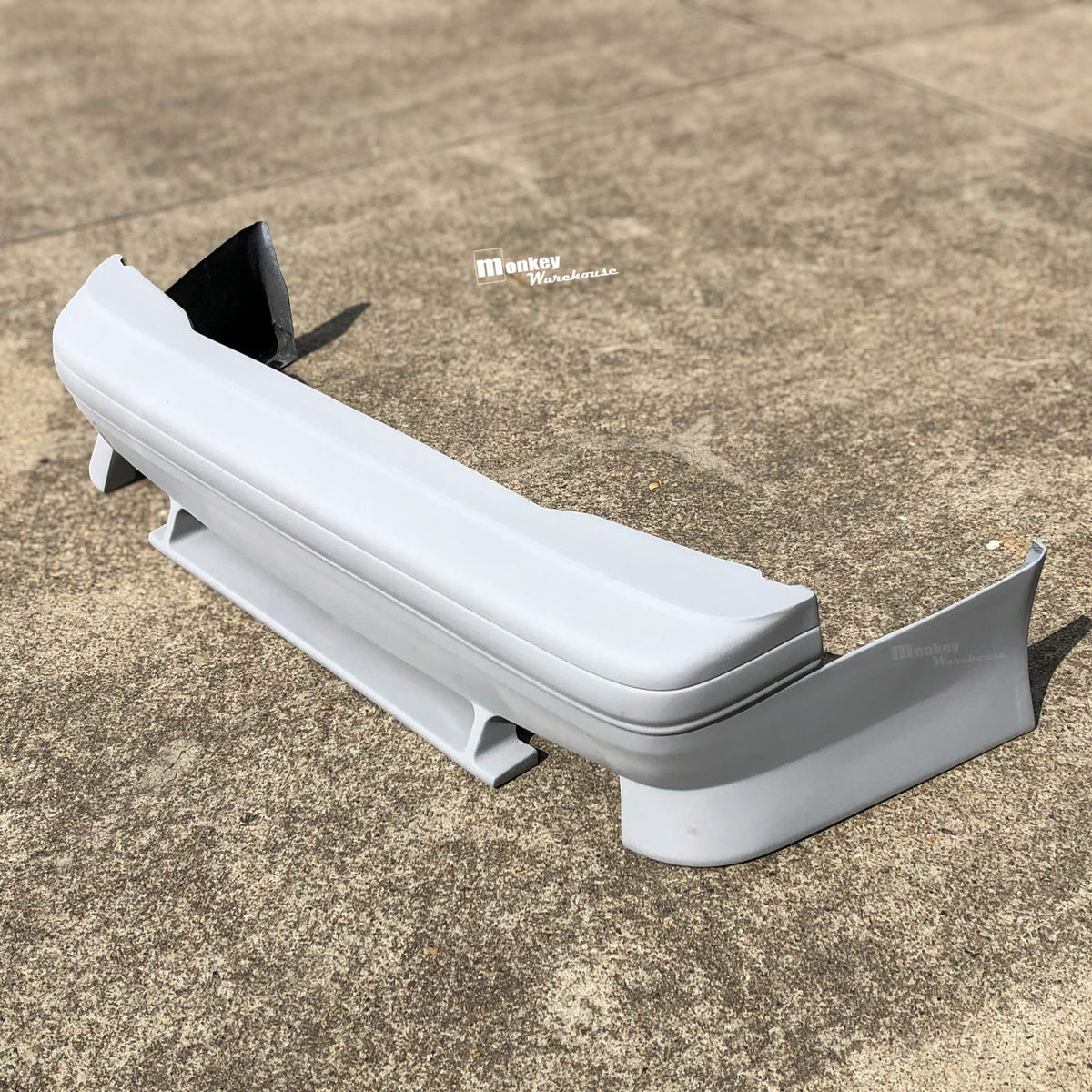 Installed View - Mazda RX7 FC: Vanquish Style Rear Bumper