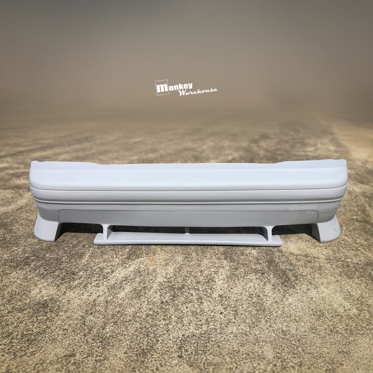 Installed View - Mazda RX7 FC: Vanquish Style Rear Bumper