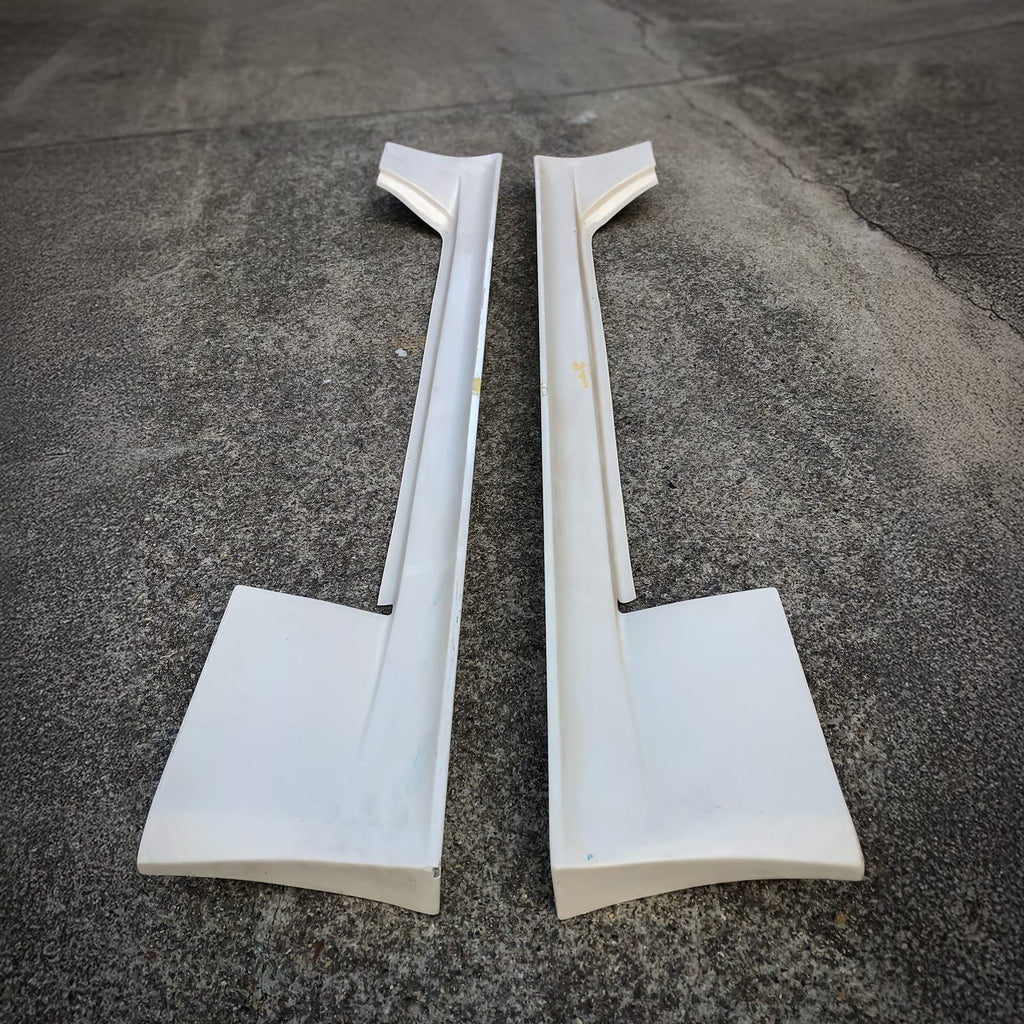 Installed View - Mazda RX7 FC: Vanquish Style Side Skirts