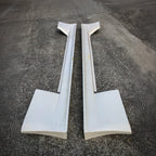 Installed View - Mazda RX7 FC: Vanquish Style Side Skirts